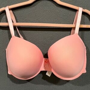Love Affair Coral Pink Underwire T-Shirt Bra 38D Style 4316-36 Adjustable Straps